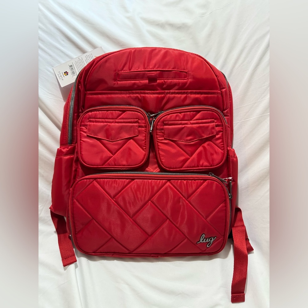 Lug Puddle Jumper Backpack - Poppy Red - ( OG Version) RARE 🦄